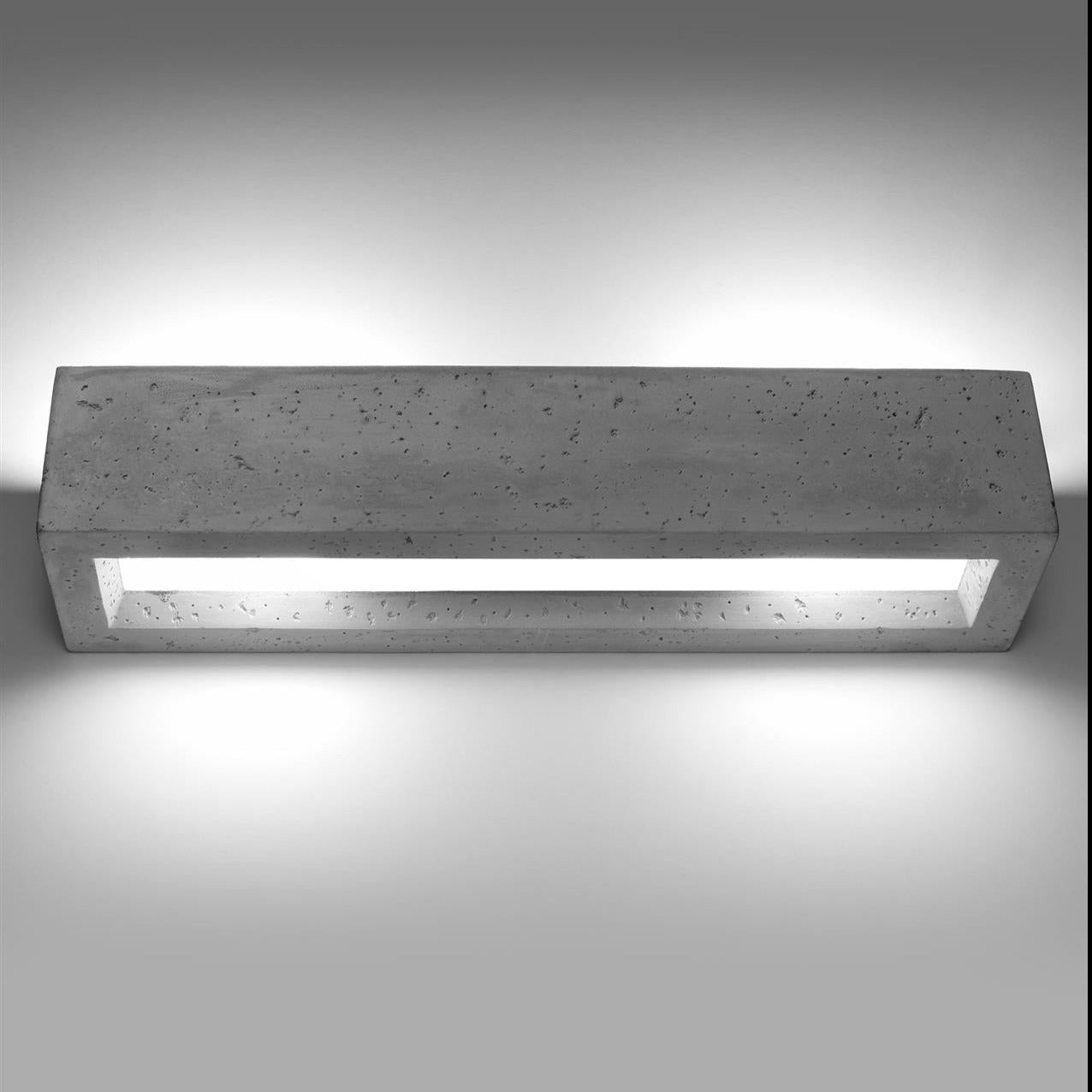 Close-up Concrete Ceramic Wall Lamp Light for Bathroom, Bedroom, Kitchen, and Living Room