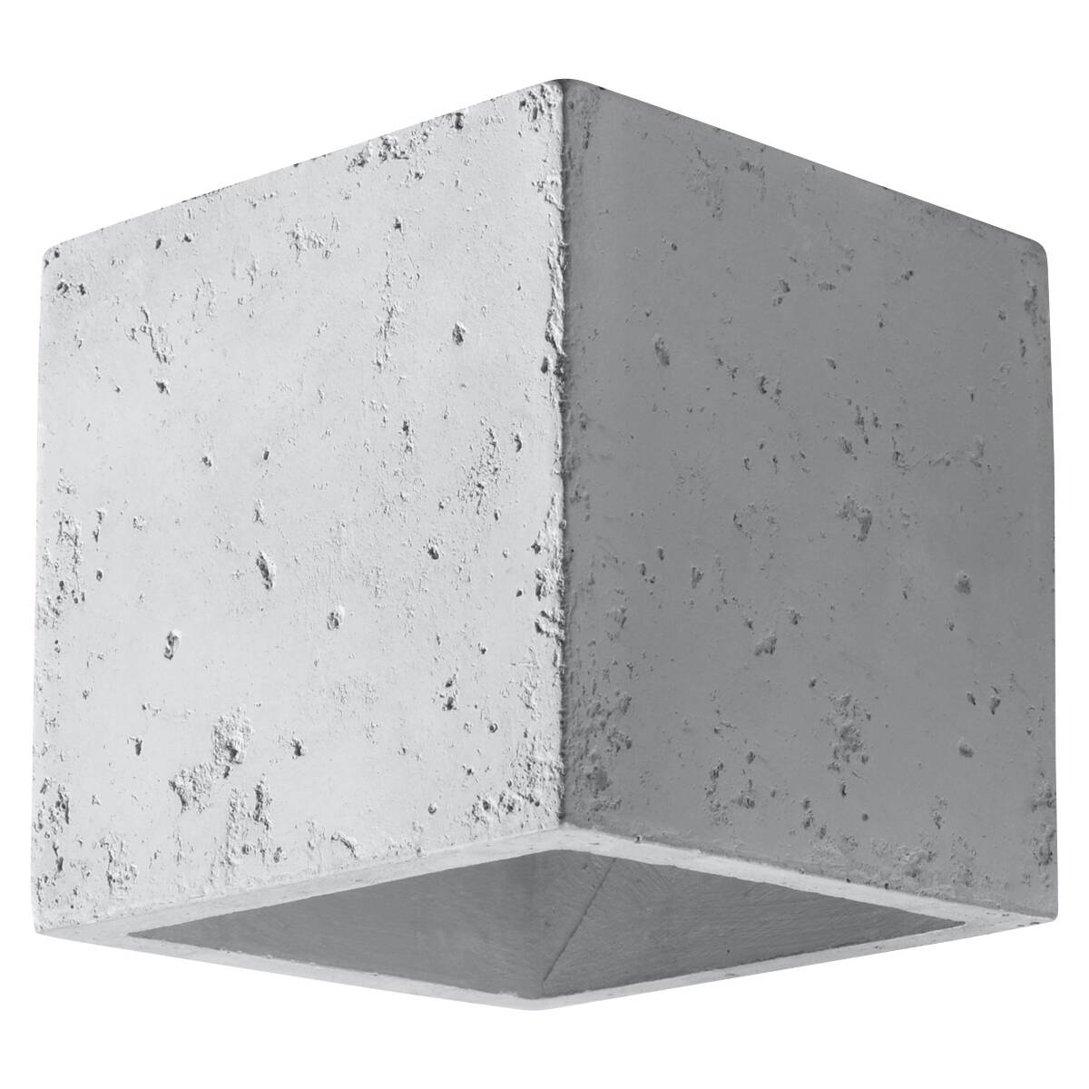 Light-On Concrete Cube Wall Light for bathroom, bedroom, black wall, ceramic wall, dining room, kitchen wall and living room decorated on living room