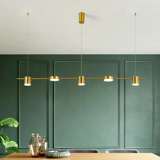 Indulgent Gold Modern Lodoo Pendant Chandelier Hanging Ceiling Light for Dining Room, Kitchen and Living Room