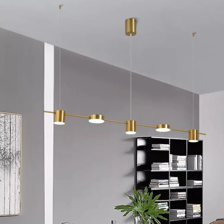 Light-on Indulgent Gold Modern Lodoo Pendant Chandelier Hanging Ceiling Light for Dining Room, Kitchen and Living Room