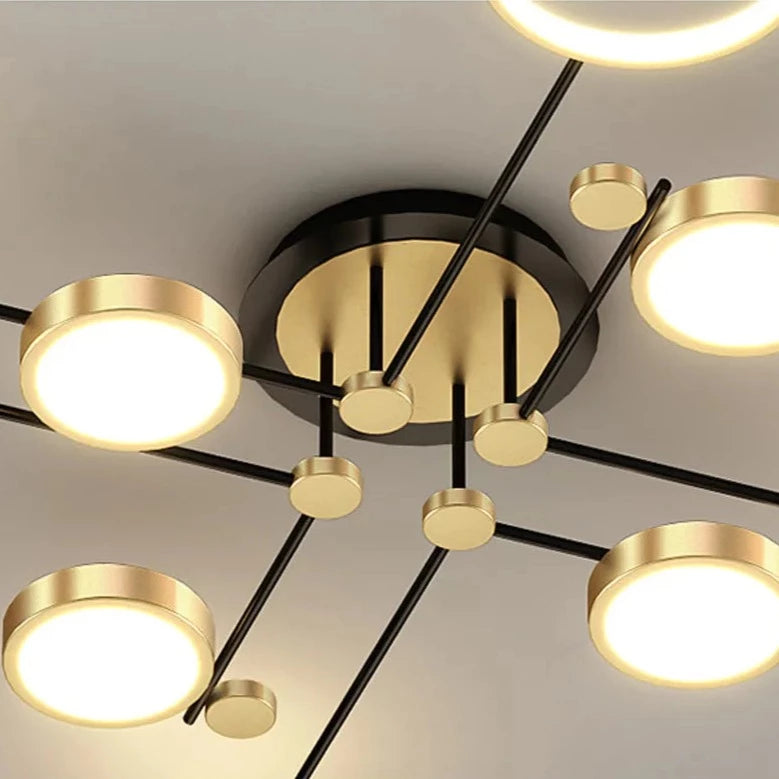 Chemistry Semi Flush Mount Ceiling Light