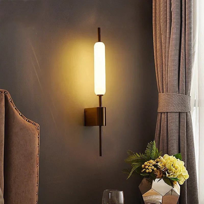 warm white acrylic wall light for bedrooms