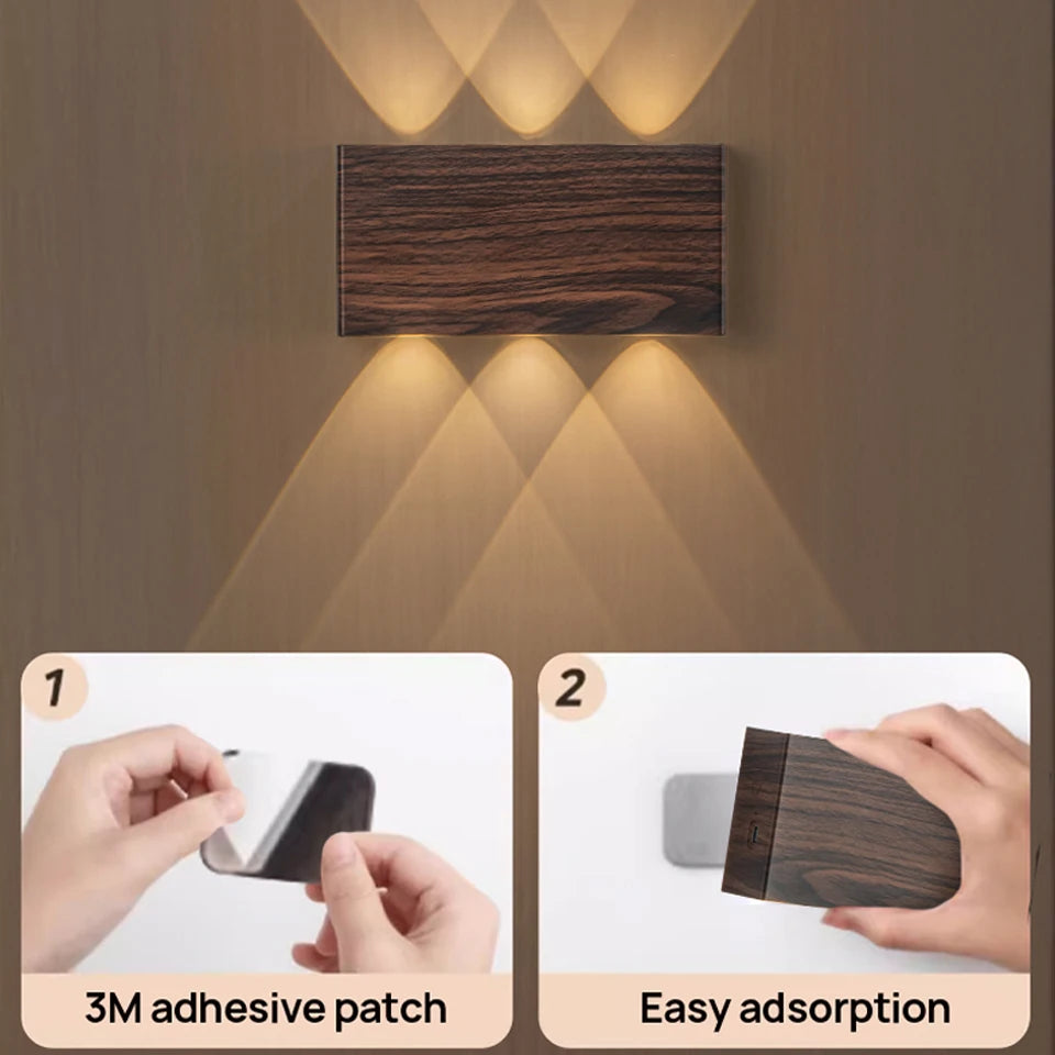 Rechargeable Slab Wall Light