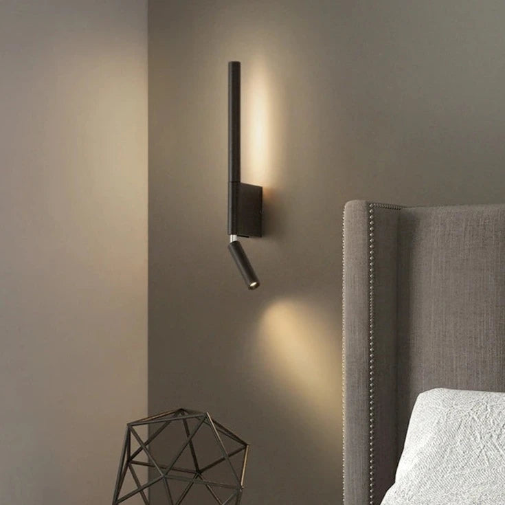 Light-on Chic Black Spot Wall LED Light for Bedroom wider view