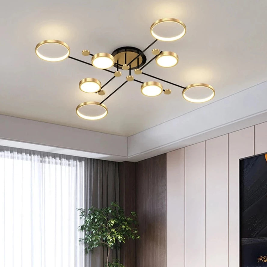 Chemistry Semi Flush Mount Chandelier