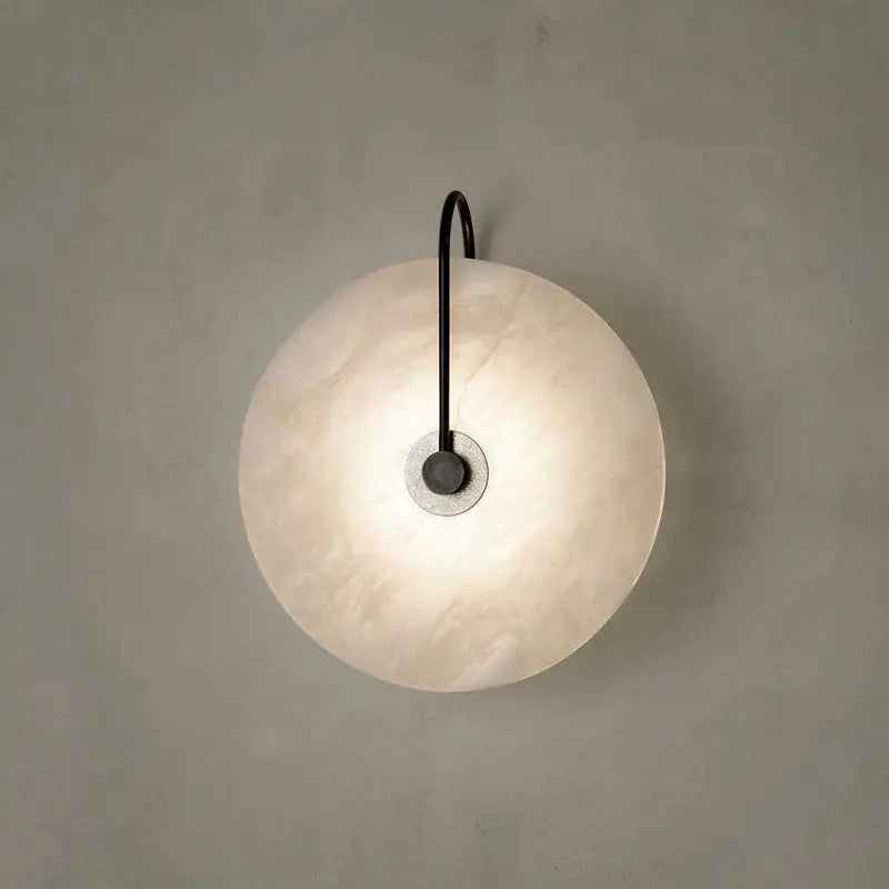 Disc Texture Wall Lamp for Kitchen, Living Room, Dining Room, Bathroom and Bedroom placed on white wall