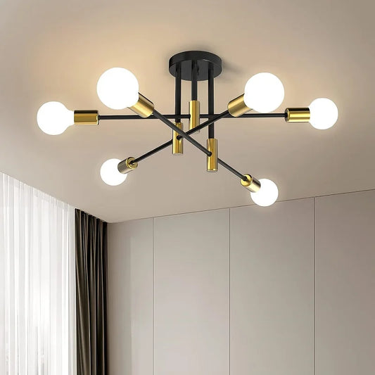 Criss Cross Bulbs Ceiling Light