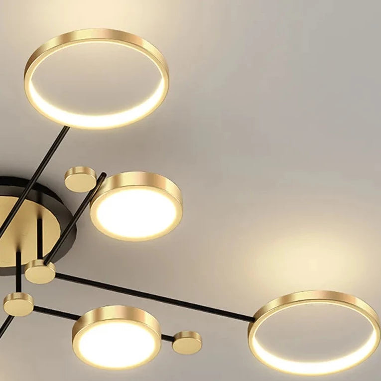 Chemistry Semi Flush Ceiling Light