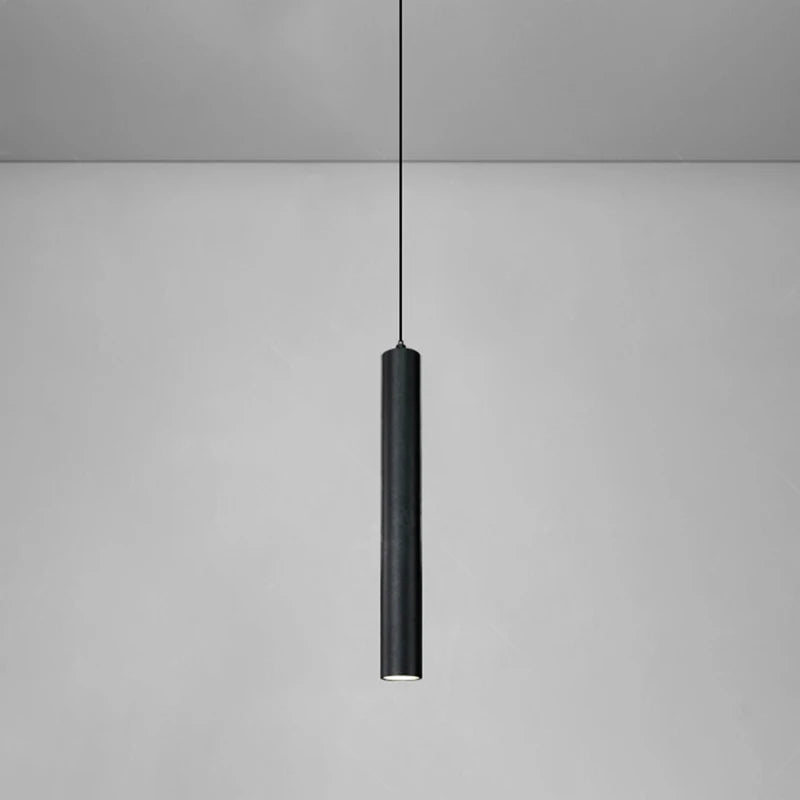 Light-on Single Head-3W Trip Black Pendant Ceiling Light for Kitchen, Dining Room,  Living Room,  Bathroom and Bedroom 