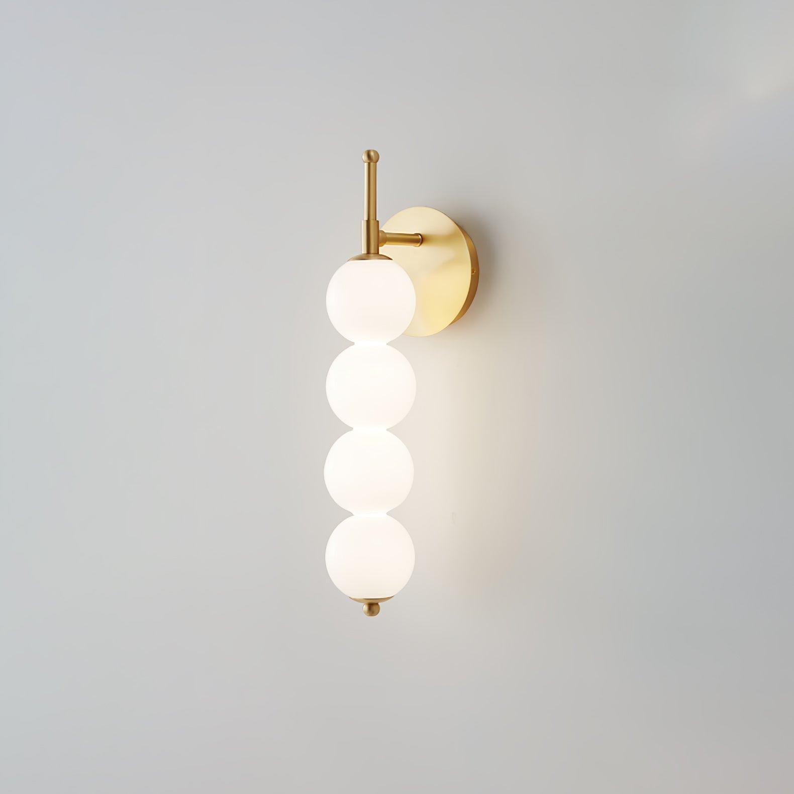 bubble gold wall light for bedroom