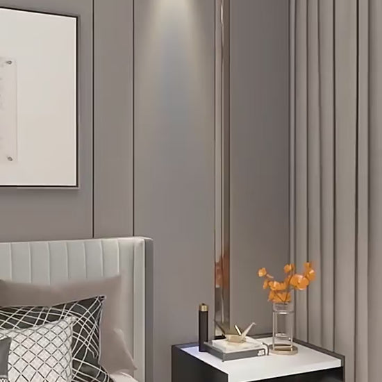 video showing reading light in a bedroom